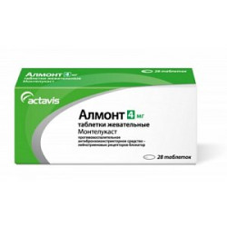 Алмонт таблетки жевательные 4 мг 28 шт.