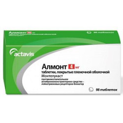 Алмонт таблетки жевательные 4 мг 98 шт.