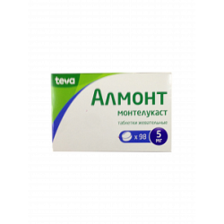 Алмонт таблетки жевательные 5 мг 98 шт.