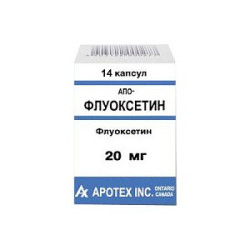 Апо-Флуоксетин капсулы 20 мг 14 шт.