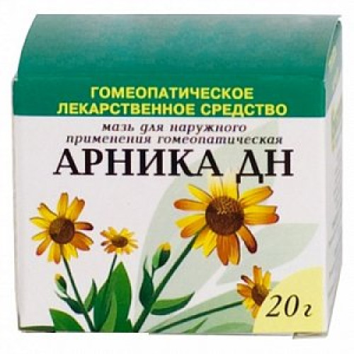 Арника ДН мазь для наружного применения гомеопатическая 20 г Арника ДН мазь для наружного применения гомеопатическая 20 г