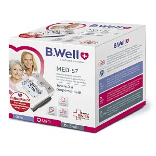 B.Well Тонометр MED-57 Intellect A автомат на запястье