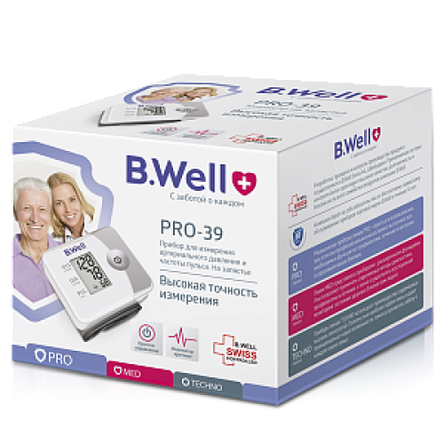 B.Well Тонометр PRO-39 автомат на запястье