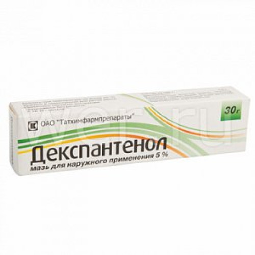 Декспантенол мазь для наружного применения 5% туба 30 г Декспантенол мазь для наружного применения 5% туба 30 г