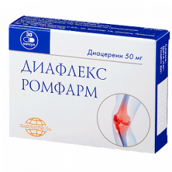 Диафлекс Ромфарм капсулы 50 мг 30 шт. Диафлекс Ромфарм капсулы 50 мг 30 шт.