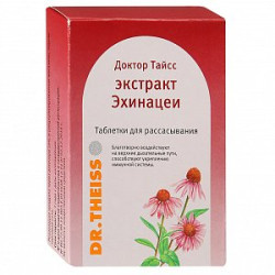 Доктор Тайсс Экстракт эхинацеи таблетки для рассасывания 24 шт. (БАД)