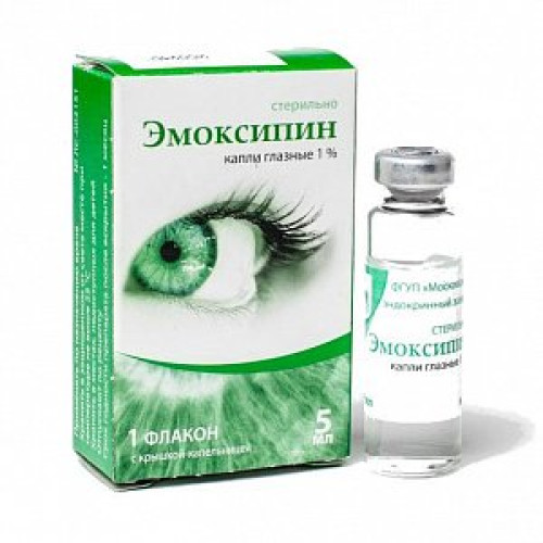 Эмоксипин капли глазные 1% флакон-капельница 5 мл Фермент