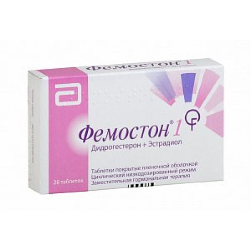 Фемостон таблетки покрытые пленочной оболочкой 1 мг+10 мг 28 шт.