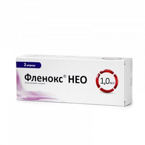 Фленокс НЕО раствор для инъекций 10000 анти-Ха МЕ 1 мл шприц 2 шт.