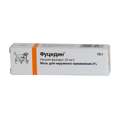 Фуцидин мазь для наружного применения 2% туба 15 г Фуцидин мазь для наружного применения 2% туба 15 г