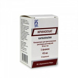 Ириноплат концентрат для приготовления раствора для инфузий 10 мг/мл флакон 45 мл