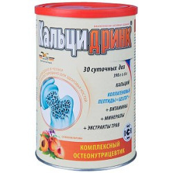 Кальцидринк 390 г порошок Персик (БАД)