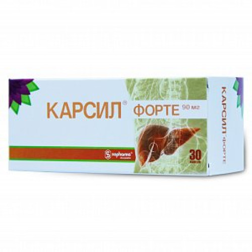 Карсил Форте капсулы 90 мг 30 шт.