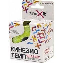 Кинезио-тейп Светло-Зеленый 5 м х 5 см KineXib Classic легкая активность