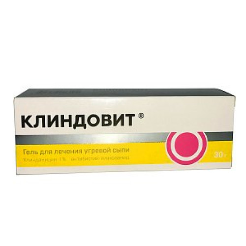 Клиндовит гель для наружного применения 1% туба 30 г Клиндовит гель для наружного применения 1% туба 30 г