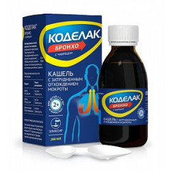 Коделак Бронхо с чабрецом эликсир 200 мл Коделак Бронхо с чабрецом эликсир 200 мл