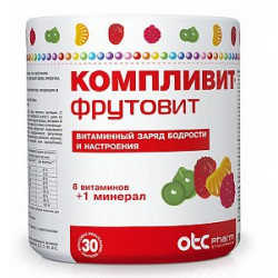 Компливит Фрутовит пастилки жевательные 30 шт. (БАД)