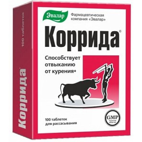 Коррида таблетки для рассасывания 100 шт. Эвалар
