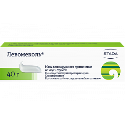 Левомеколь мазь для наружного применения 40 г туба