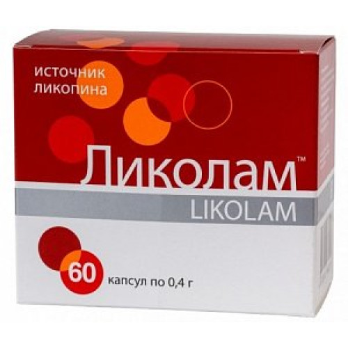 Ликолам капсулы 400 мг 60 шт. (БАД)
