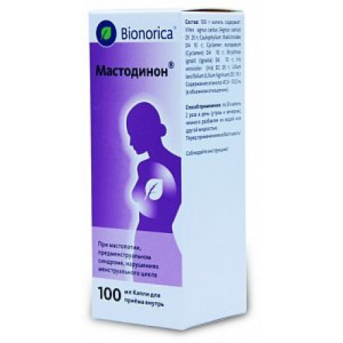 Мастодинон капли для приема внутрь гомеопатические 100 мл