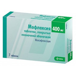 Мофлаксия таблетки покрытые пленочной оболочкой 400 мг 7 шт.