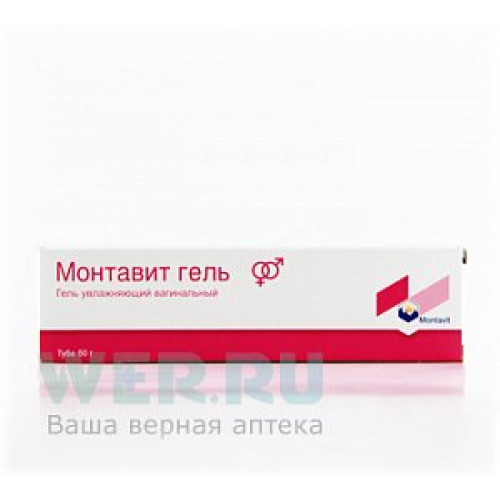 Монтавит гель увлажняющий вагинальный 50 г