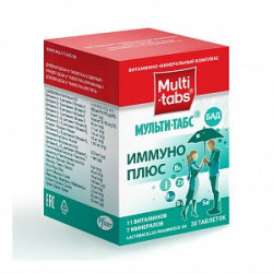 Мульти-Табс Иммуно Плюс таблетки 30 шт. (БАД)