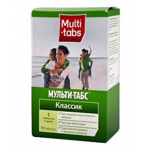 Мульти-табс Классик таблетки 90 шт.