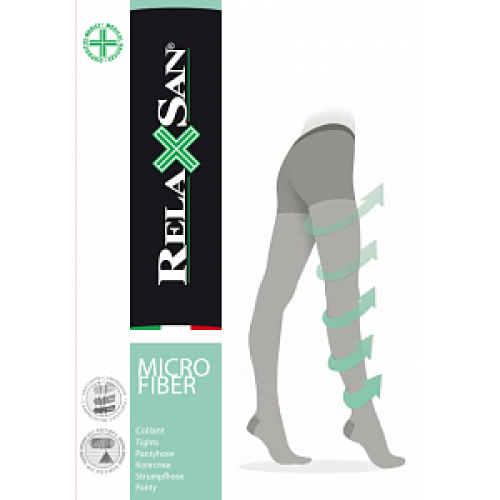 RelaxSan Колготки с микрофиброй 140 Den р.3 черный