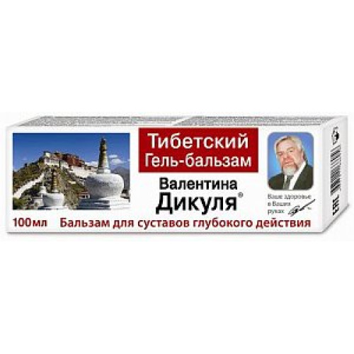 Валентина Дикуля Тибетский гель-бальзам 100 мл