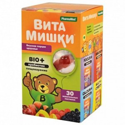 Витамишки Био+ Пребиотик пастилки жевательные 30 шт. (БАД) Витамишки Био+ Пребиотик пастилки жевательные 30 шт. (БАД)