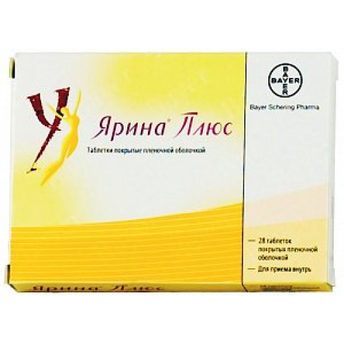 Ярина Плюс таблетки покрытые пленочной оболочкой 28 шт.