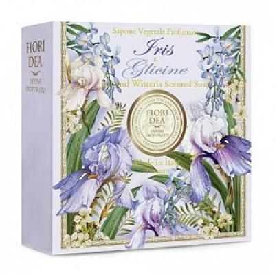 Fiori Dea Мыло Ирис и Глициния 100 г коробка картон