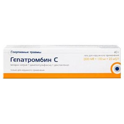 Гепатромбин С гель для наружного применения 40 г