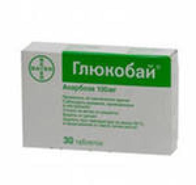 Глюкобай таблетки 100 мг 30 шт.