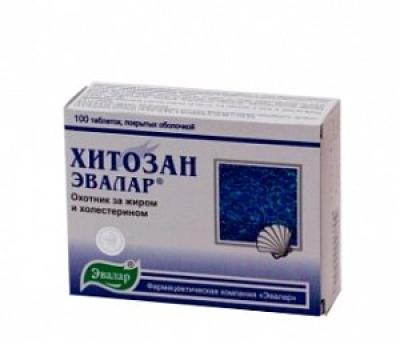 Хитозан Эвалар таблетки 500 мг 100 шт. (БАД)