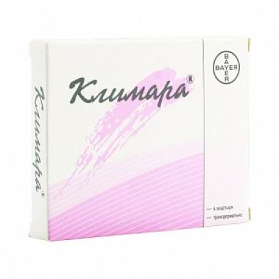 Климара трансдермальная терапевтическая система пластырь 4 шт.