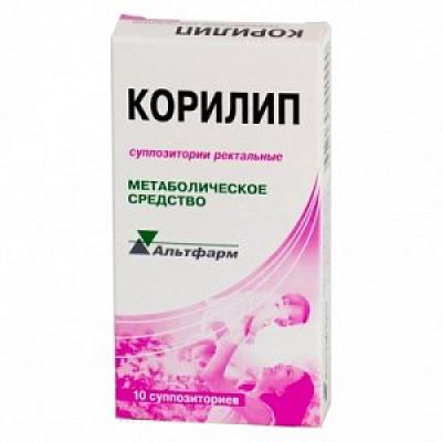 Корилип суппозитории ректальные 10 шт.