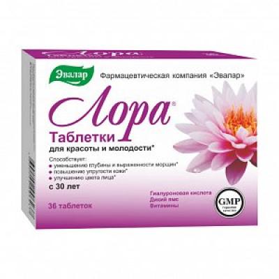 Лора таблетки 36 шт. Эвалар (БАД)