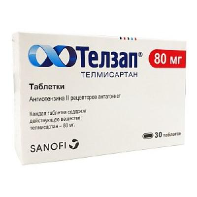 Телзап таблетки 80 мг 30 шт.